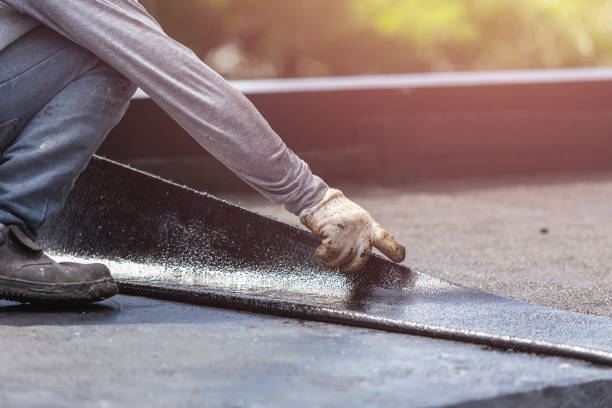 Professional Basement Waterproofing technician working in Denville, NJ